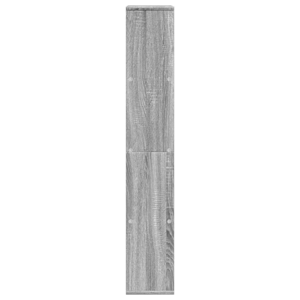 vidaXL Estantería de madera de ingeniería gris Sonoma 60x20x120 cm