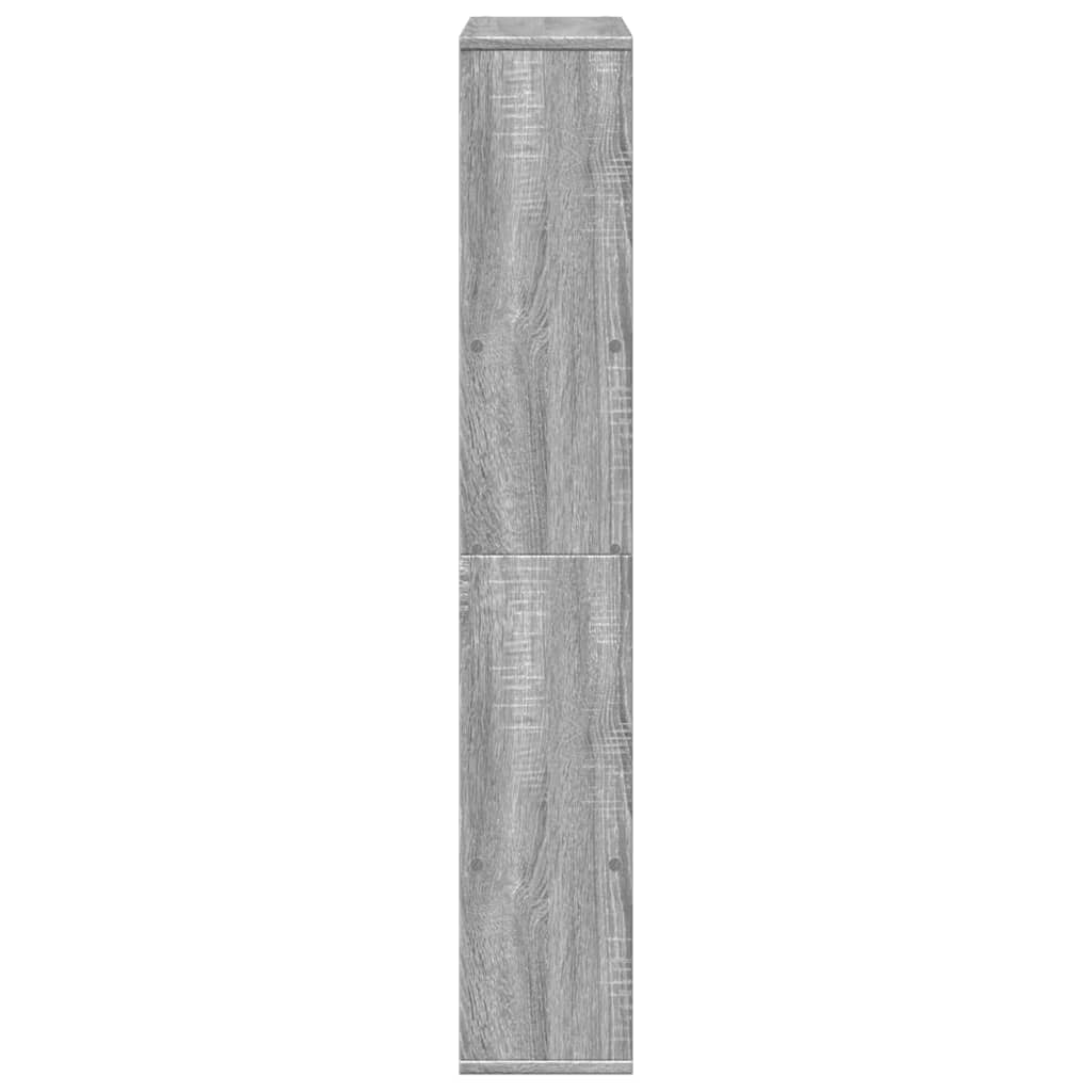 vidaXL Estantería de madera de ingeniería gris Sonoma 72x20x120 cm