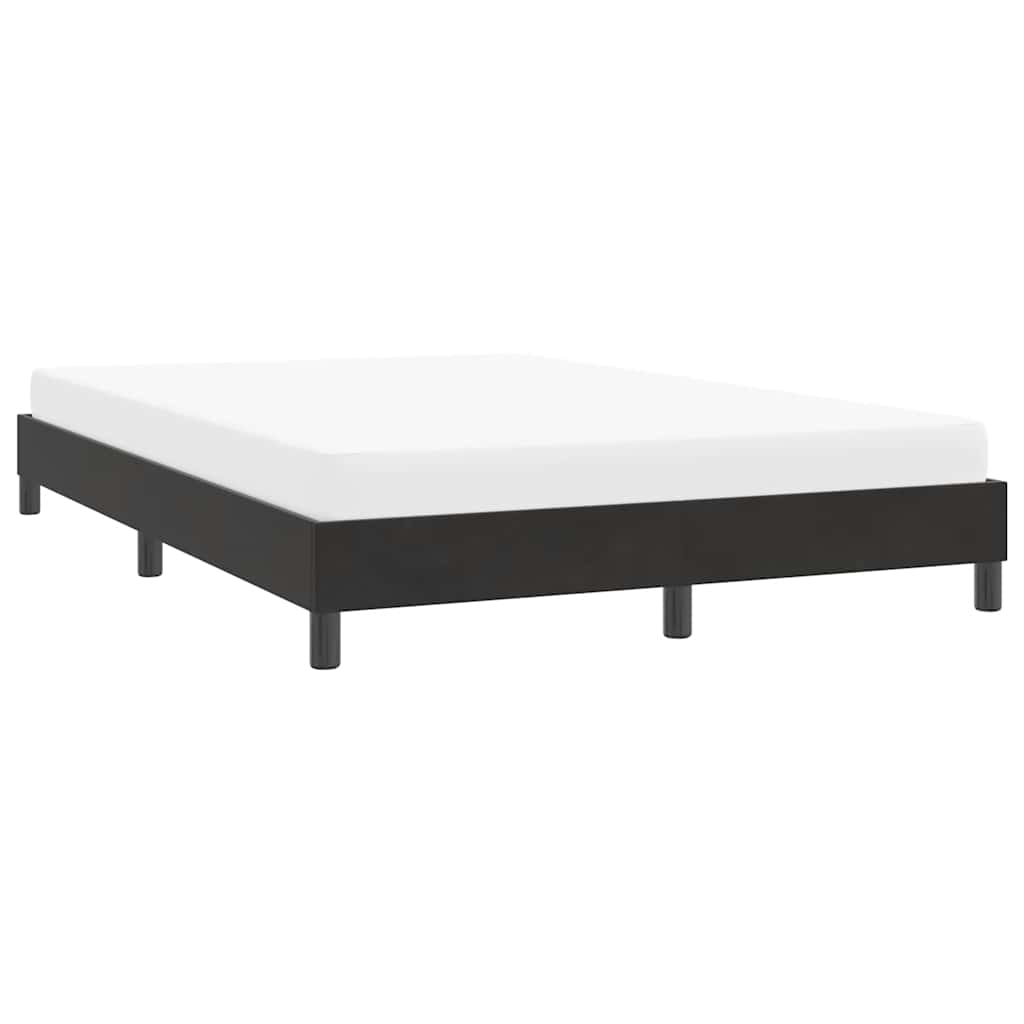 vidaXL Estructura de cama sin colchón terciopelo negro 160x220 cm