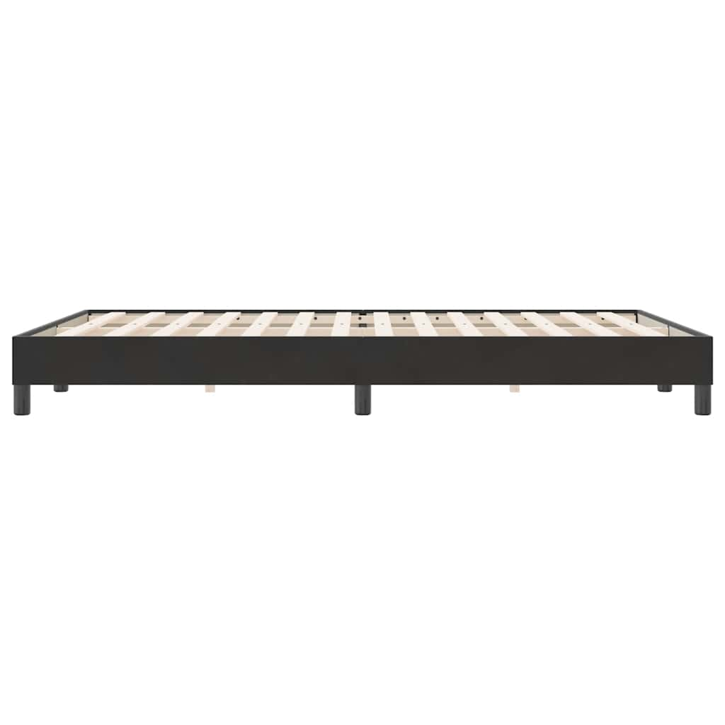 vidaXL Estructura de cama sin colchón terciopelo negro 160x220 cm