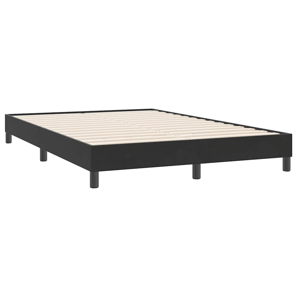 vidaXL Estructura de cama sin colchón terciopelo negro 160x220 cm