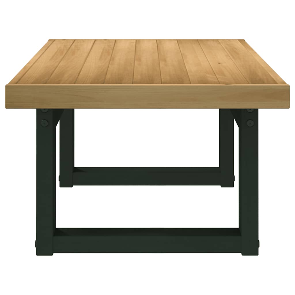 vidaXL Mesa de centro NOAIN patas en U madera maciza pino 120x60x40 cm