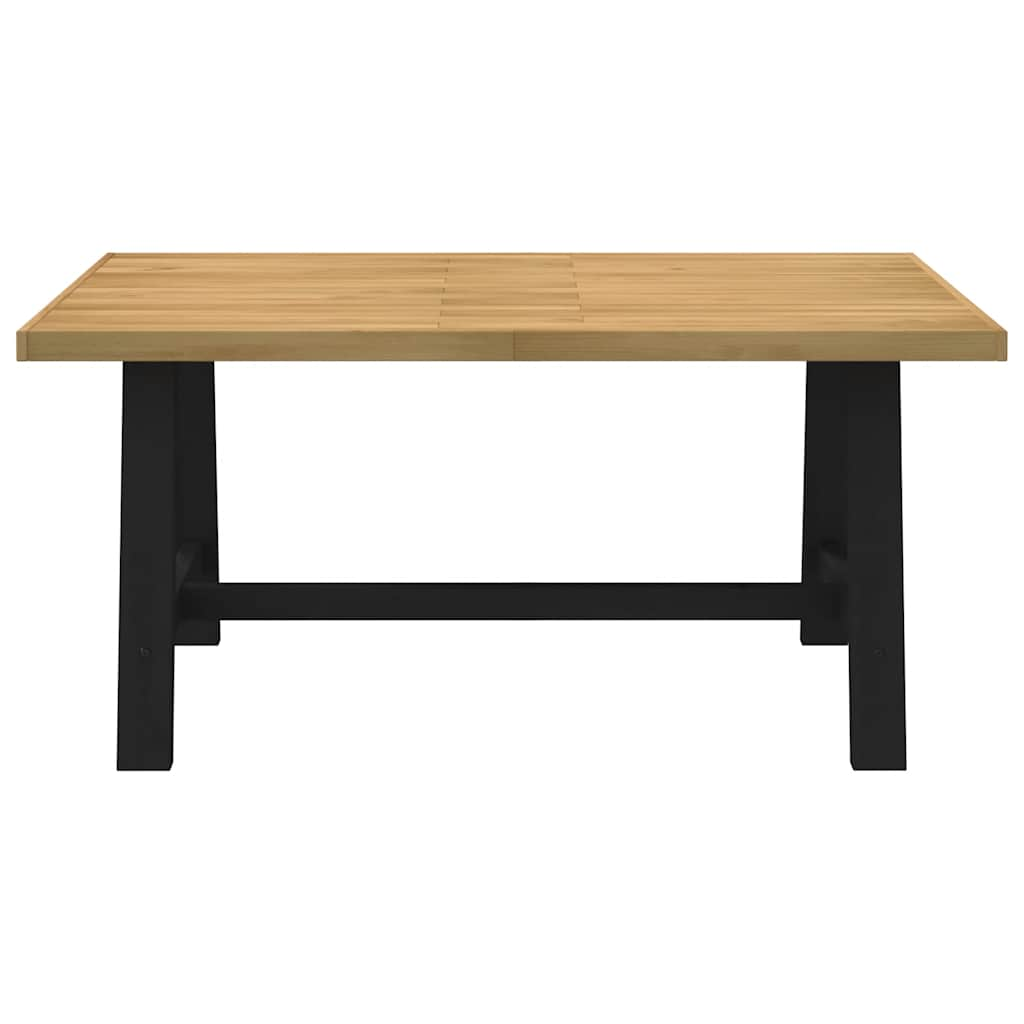 vidaXL Mesa comedor NOAIN patas forma A madera maciza pino 160x90x75cm