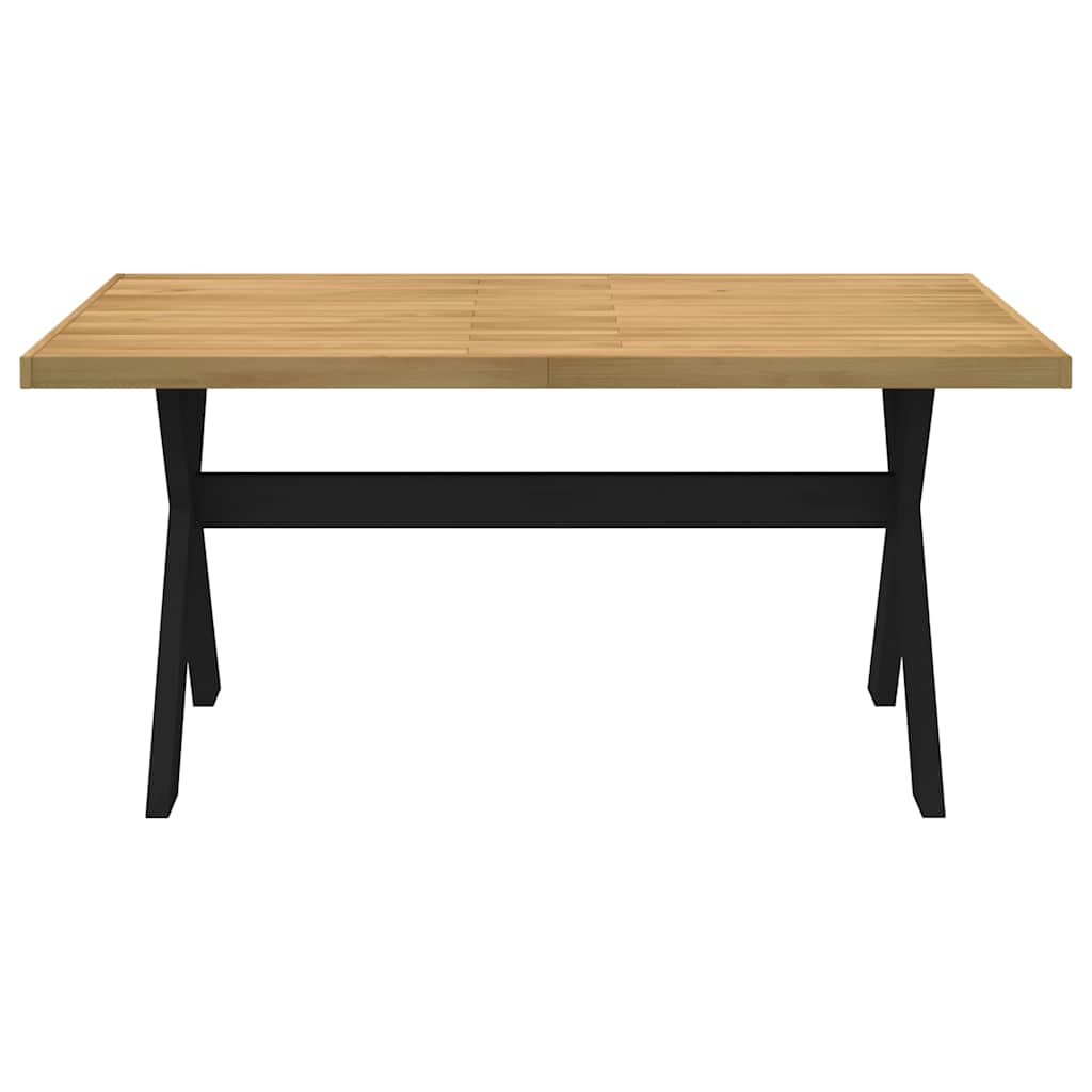 vidaXL Mesa comedor NOAIN patas forma X madera maciza pino 160x90x75cm