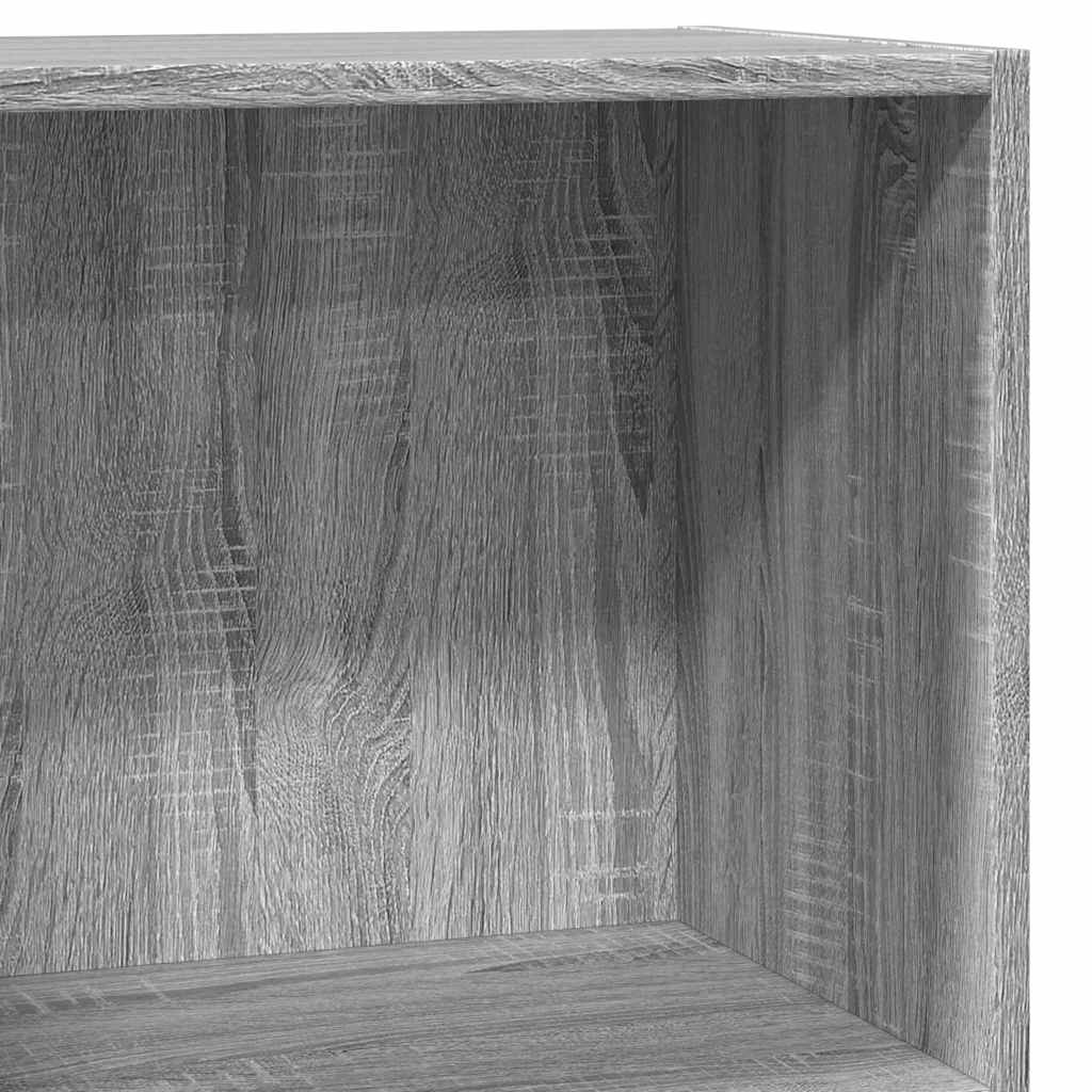 vidaXL Estantería de madera de ingeniería gris Sonoma 40x24x76 cm