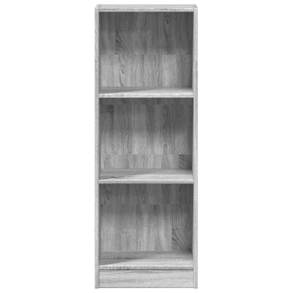 vidaXL Estantería de madera de ingeniería gris Sonoma 40x24x109 cm