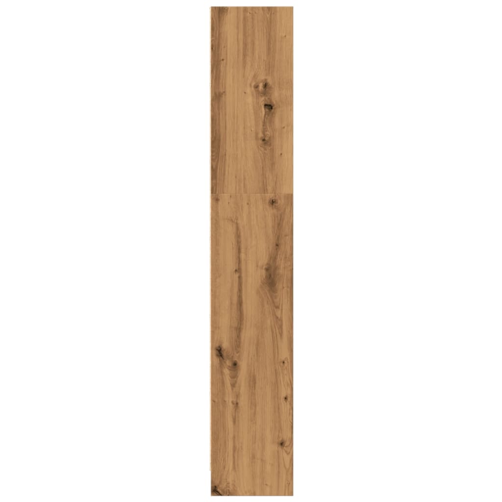 vidaXL Estantería de madera de ingeniería roble artesano 40x24x143 cm