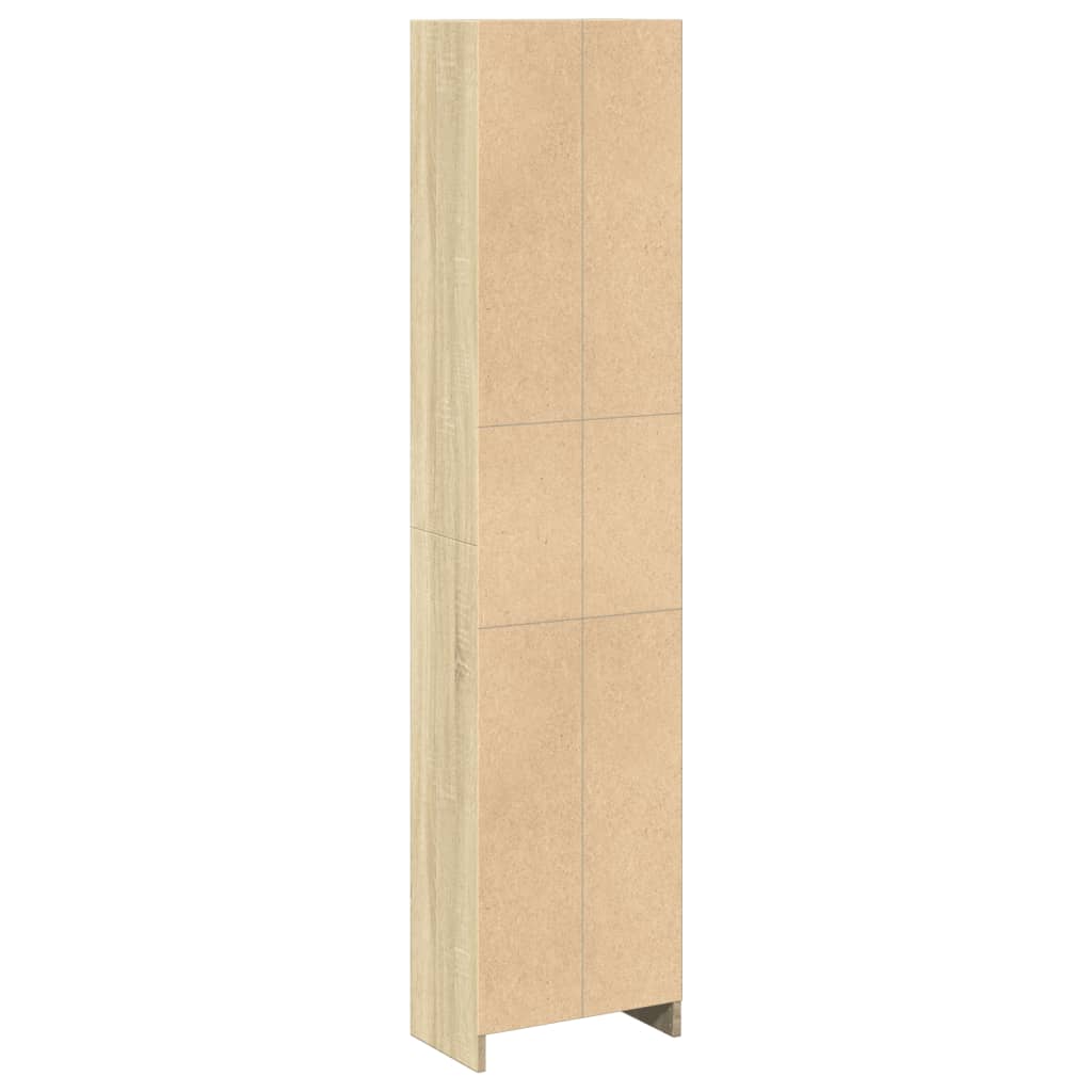 vidaXL Estantería de madera de ingeniería roble Sonoma 40x24x176 cm