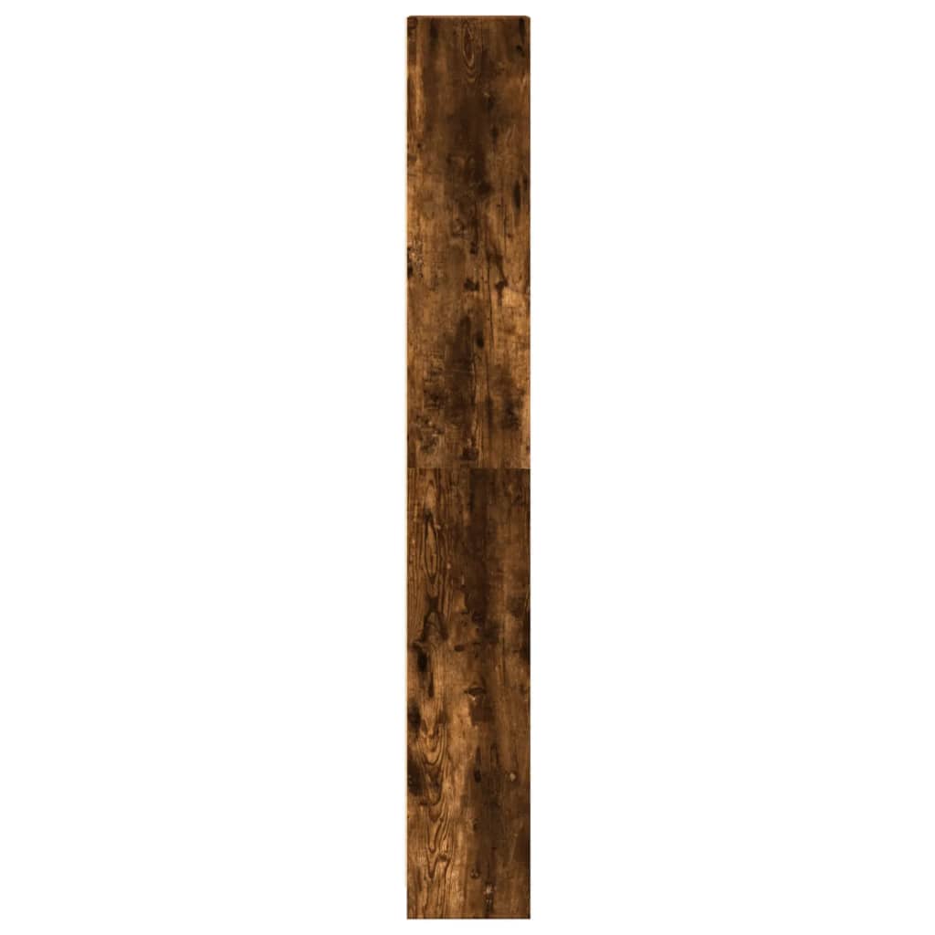 vidaXL Estantería madera de ingeniería roble ahumado 40x24x176 cm