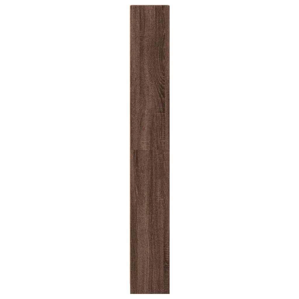 vidaXL Estantería madera de ingeniería marrón roble 40x24x176 cm