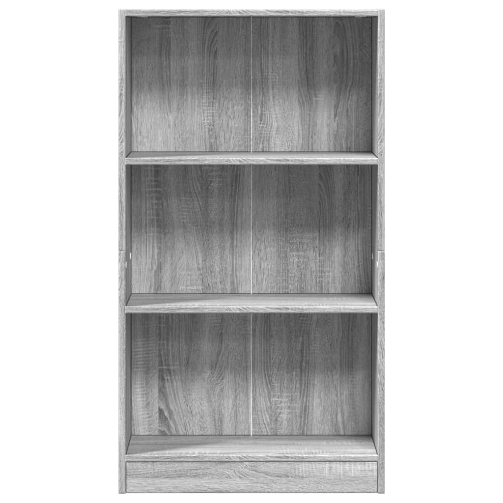 vidaXL Estantería de madera de ingeniería gris Sonoma 60x24x109 cm