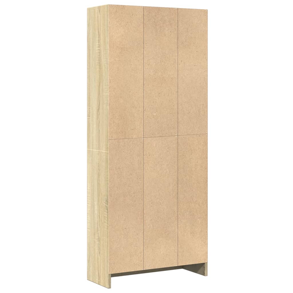 vidaXL Estantería de madera de ingeniería roble Sonoma 60x24x143 cm