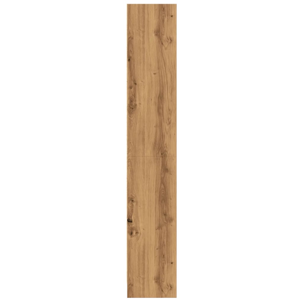 vidaXL Estantería de madera de ingeniería roble artesanal 60x24x143 cm