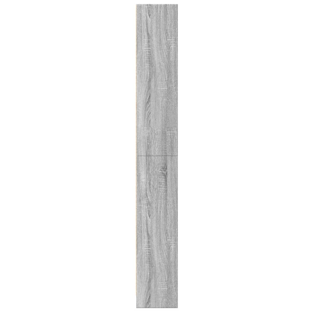 vidaXL Estantería de madera de ingeniería gris Sonoma 60x24x176 cm