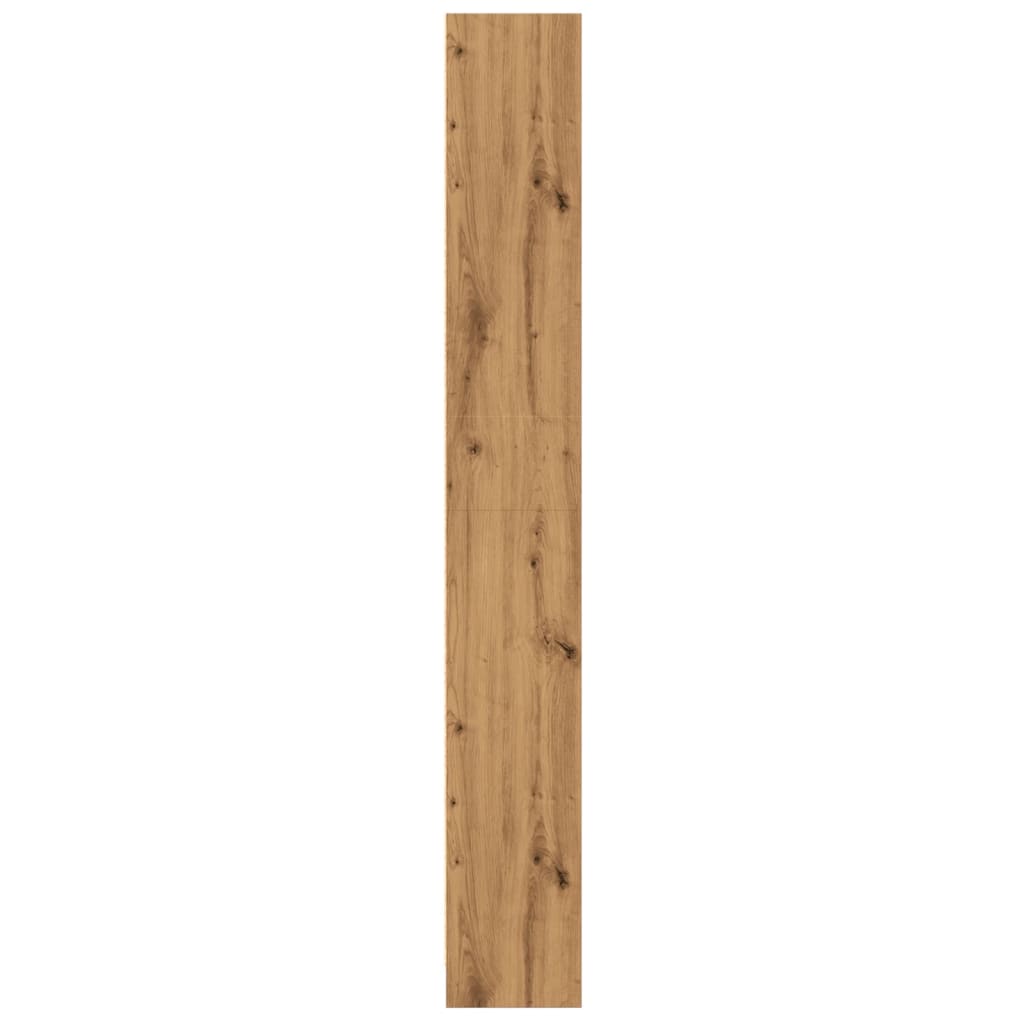 vidaXL Estantería de madera de ingeniería roble artesanal 60x24x176 cm