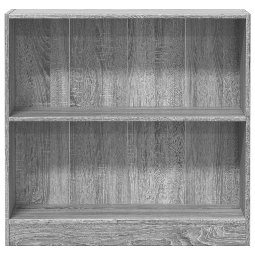 vidaXL Estantería de madera de ingeniería gris Sonoma 80x24x76 cm