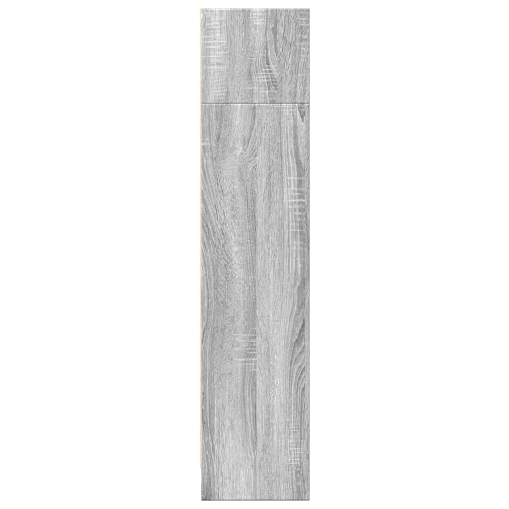 vidaXL Estantería de madera de ingeniería gris Sonoma 80x24x109 cm