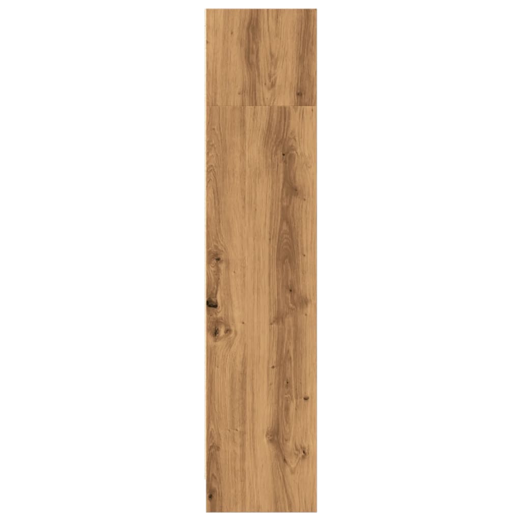 vidaXL Estantería de madera de ingeniería roble artesanal 80x24x109 cm