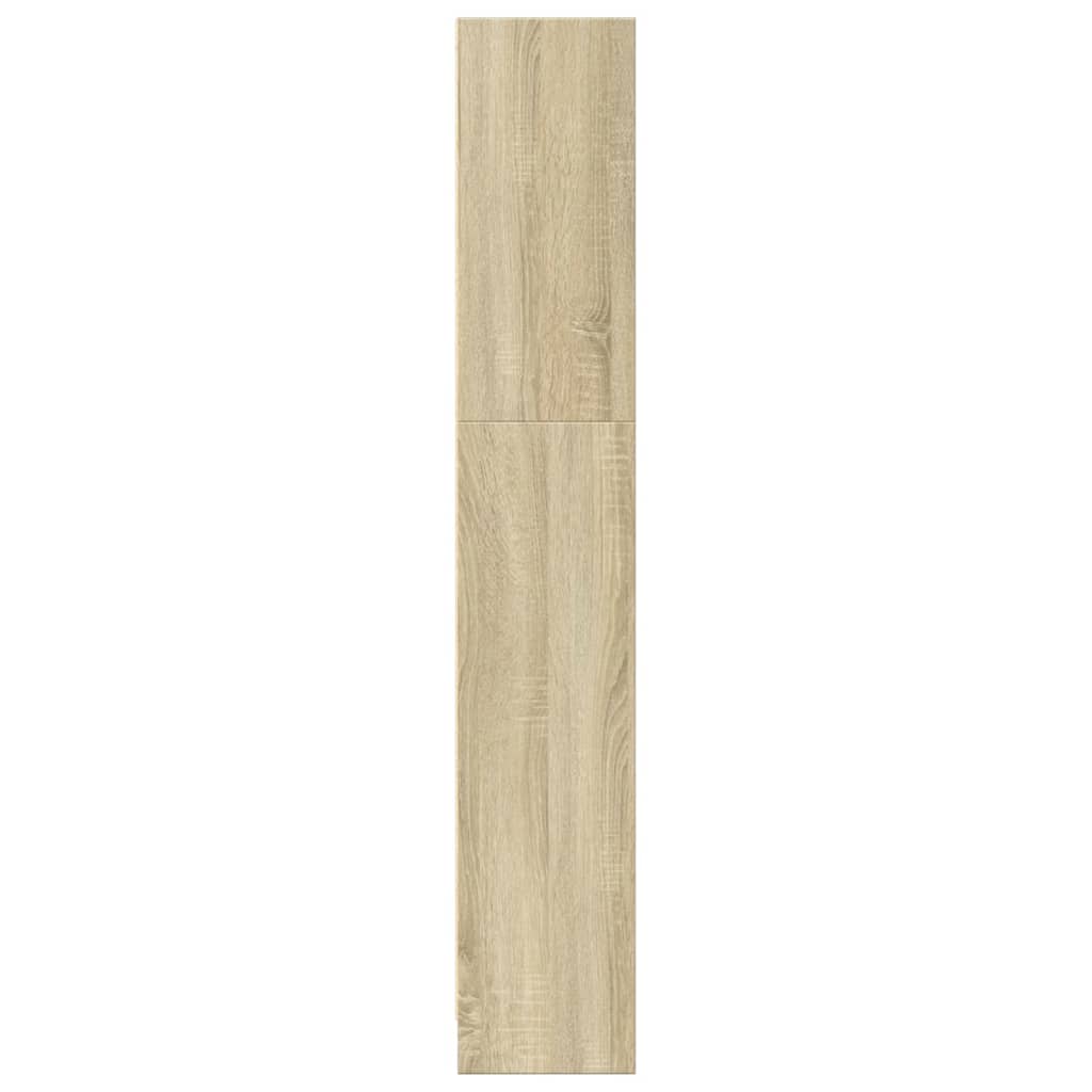 vidaXL Estantería de madera de ingeniería roble Sonoma 80x24x143 cm