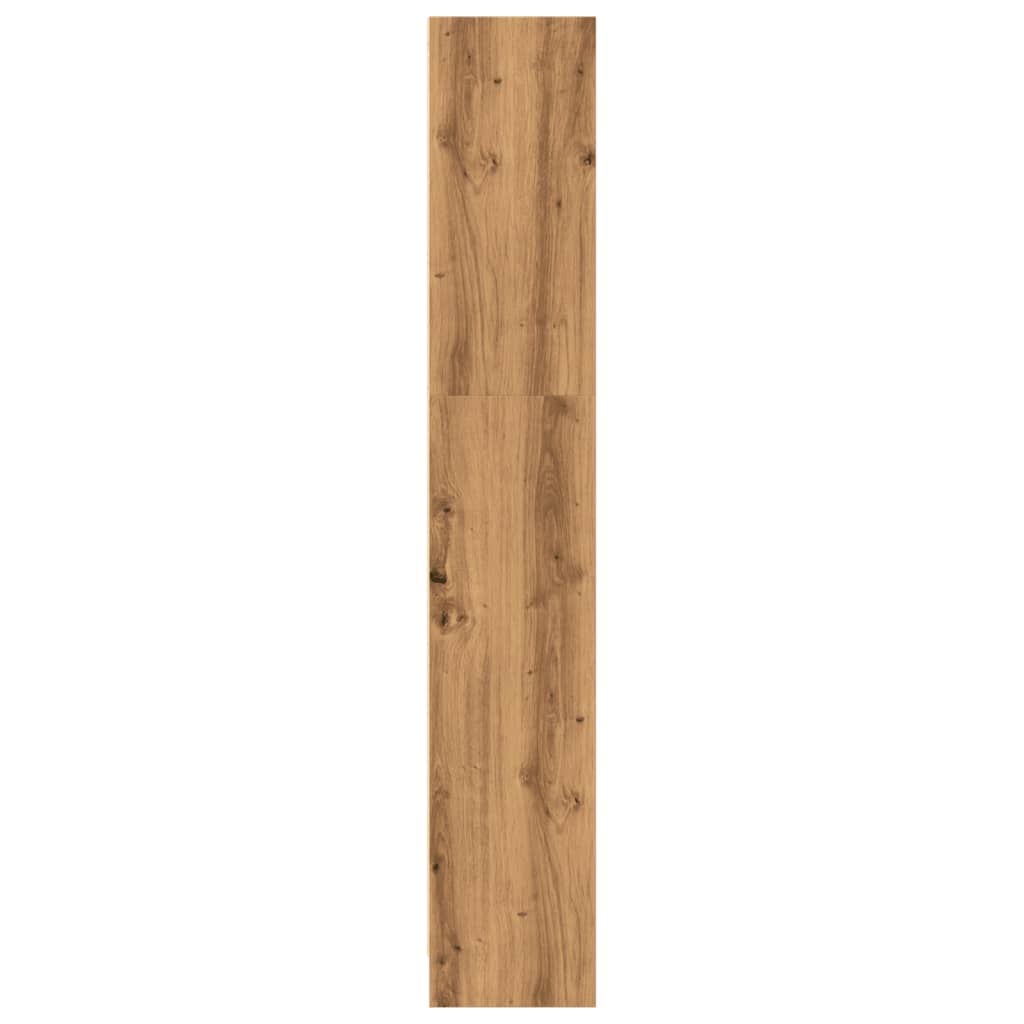 vidaXL Estantería de madera de ingeniería roble artesanal 80x24x143 cm