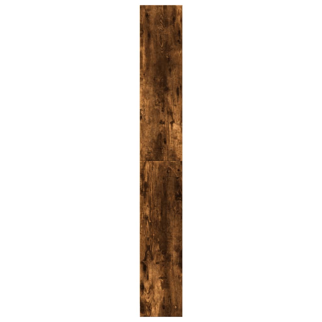 vidaXL Estantería madera de ingeniería roble ahumado 80x24x176 cm