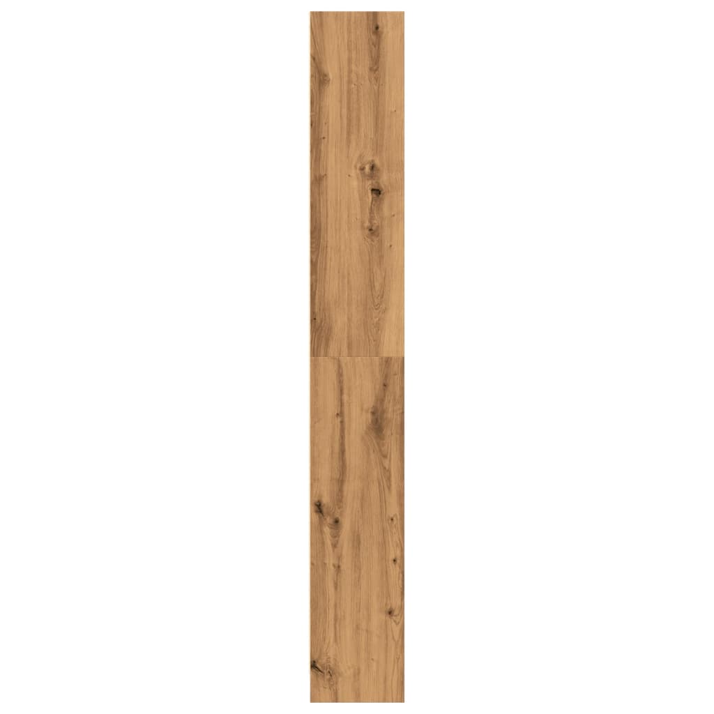 vidaXL Estantería de madera de ingeniería roble artesanal 80x24x176 cm