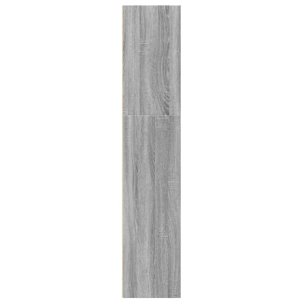 vidaXL Estantería de madera de ingeniería gris Sonoma 40x30x152 cm