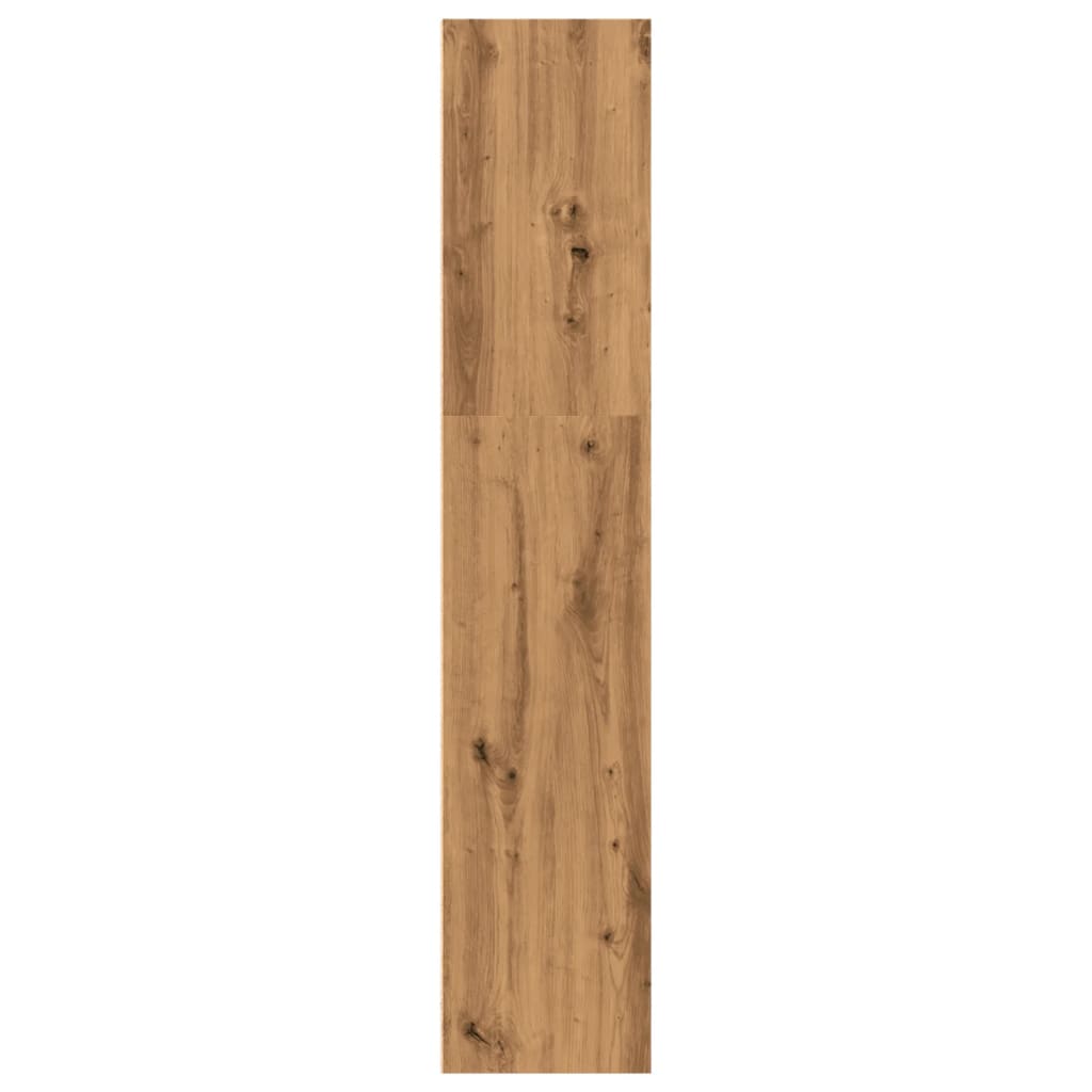 vidaXL Estantería de madera de ingeniería roble artisian 40x30x152 cm