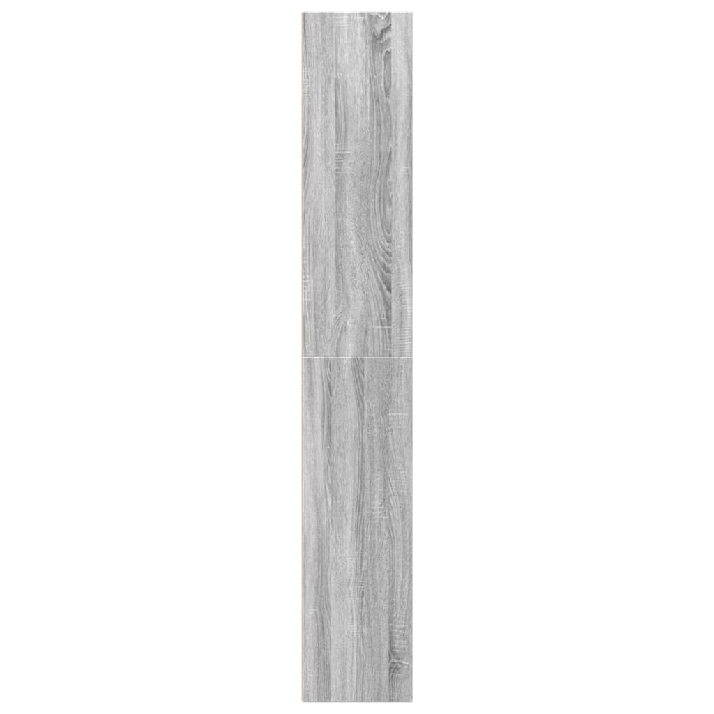 vidaXL Estantería de madera de ingeniería gris Sonoma 40x30x189 cm