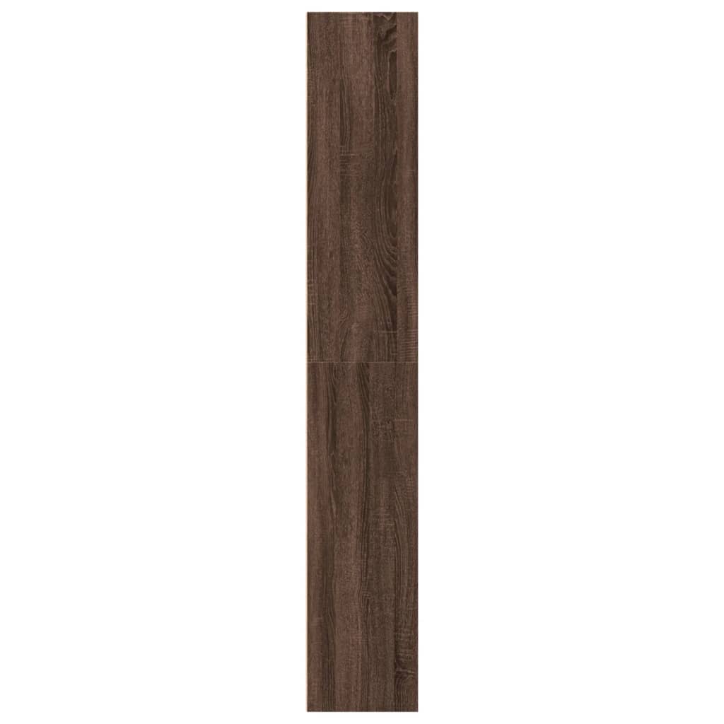 vidaXL Estantería madera de ingeniería marrón roble 40x30x189 cm