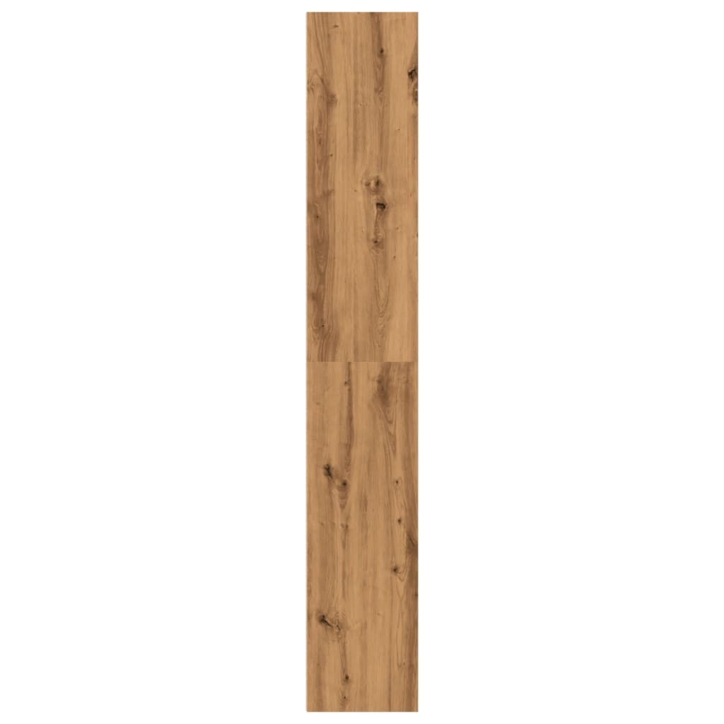 vidaXL Estantería de madera de ingeniería roble artisian 40x30x189 cm