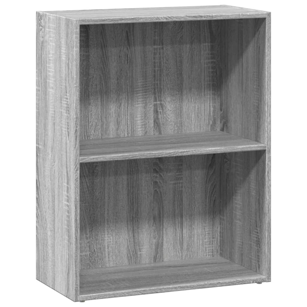 vidaXL Estantería de madera de ingeniería gris Sonoma 60x30x77 cm