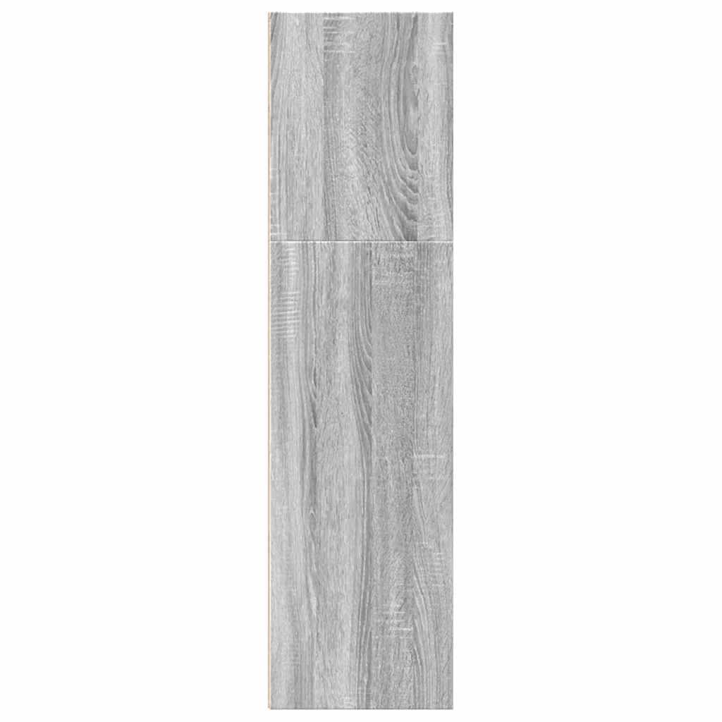 vidaXL Estantería de madera de ingeniería gris Sonoma 60x30x114 cm