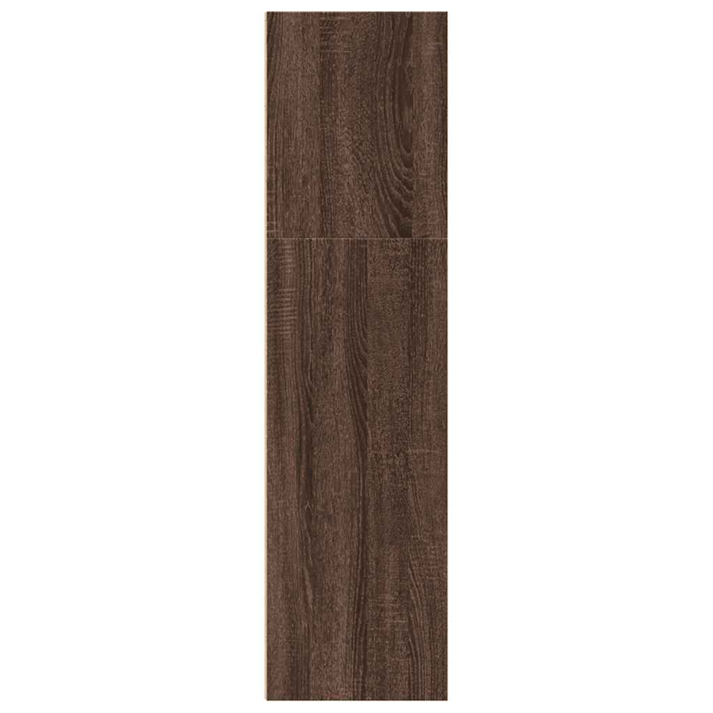 vidaXL Estantería madera de ingeniería marrón roble 60x30x114 cm