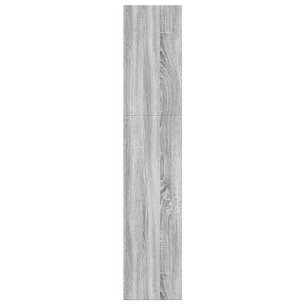 vidaXL Estantería madera de ingeniería gris Sonoma 60x30x152 cm