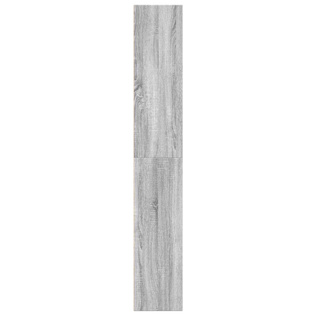 vidaXL Estantería de madera de ingeniería gris Sonoma 60x30x189 cm