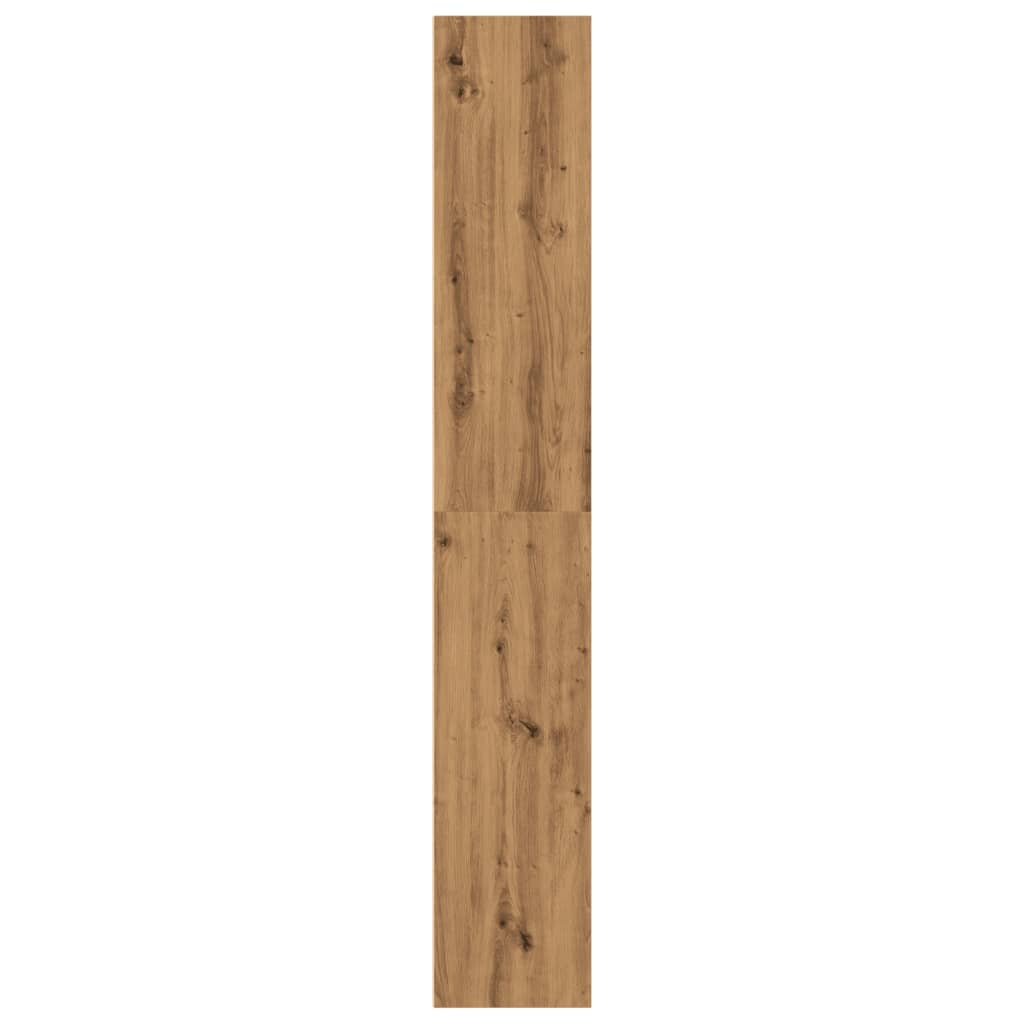 vidaXL Estantería de madera de ingeniería roble artisian 60x30x189 cm