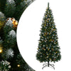 vidaXL Árbol de Navidad artificial 150 LEDs 120 cm