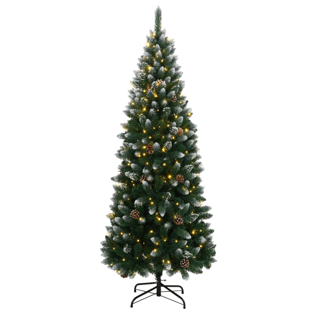 vidaXL Árbol de Navidad artificial 150 LEDs 120 cm