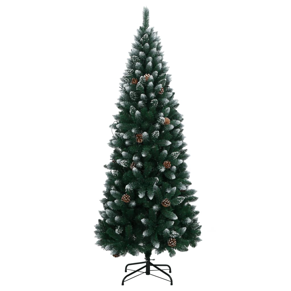 vidaXL Árbol de Navidad artificial 150 LEDs 120 cm