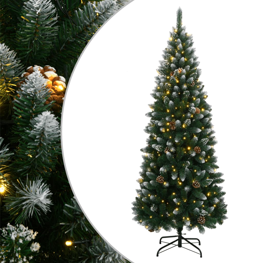 vidaXL Árbol de Navidad artificial 150 LEDs 150 cm