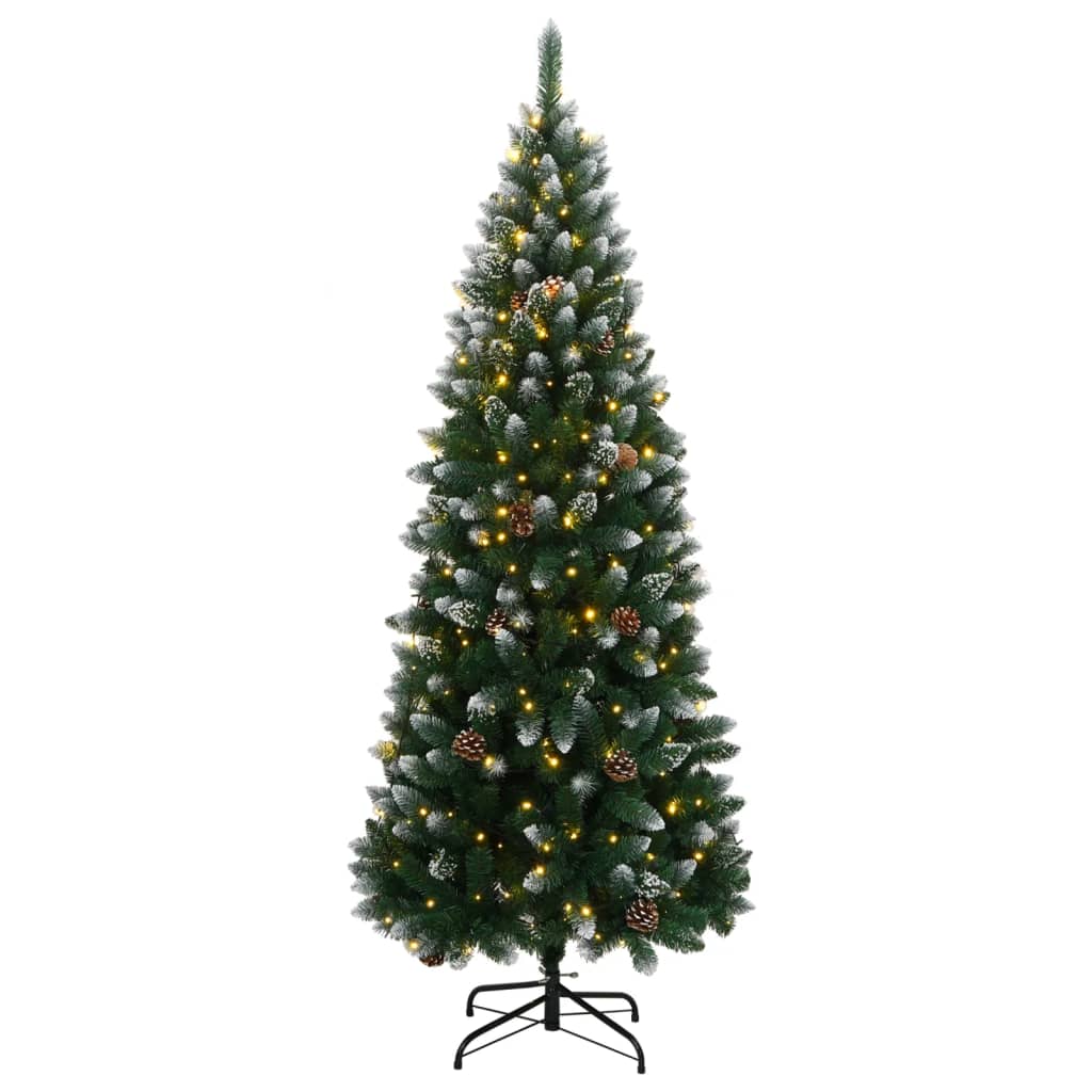 vidaXL Árbol de Navidad artificial con 300 LEDs 180 cm