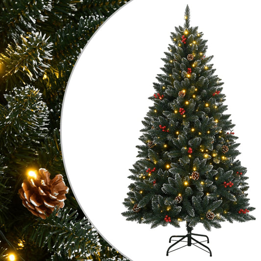 vidaXL Árbol de Navidad artificial 150 LEDs 120 cm