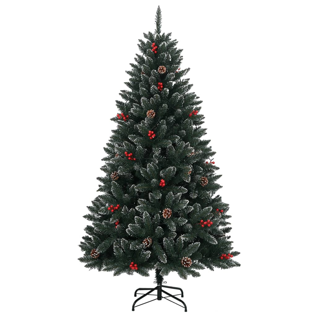 vidaXL Árbol de Navidad artificial 150 LEDs 120 cm