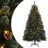 vidaXL Árbol de Navidad artificial con 300 LEDs 210 cm