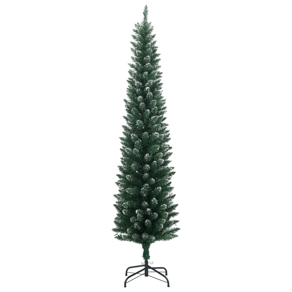 vidaXL Árbol de Navidad artificial estrecho 150 LEDs 150 cm