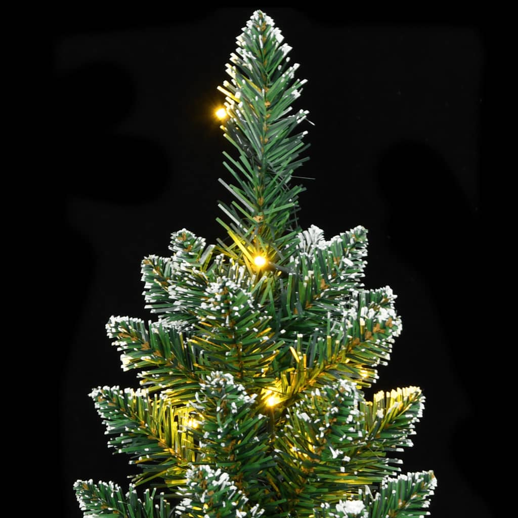 vidaXL Árbol de Navidad artificial estrecho 150 LEDs 150 cm