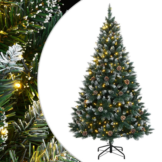 vidaXL Árbol de Navidad artificial con 300 LEDs 240 cm