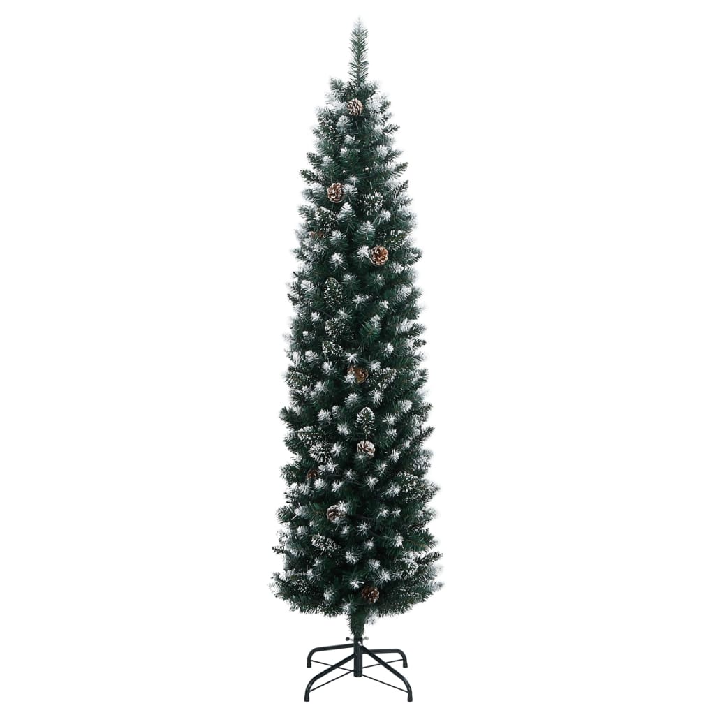 vidaXL Árbol de Navidad artificial estrecho 150 LEDs 150 cm