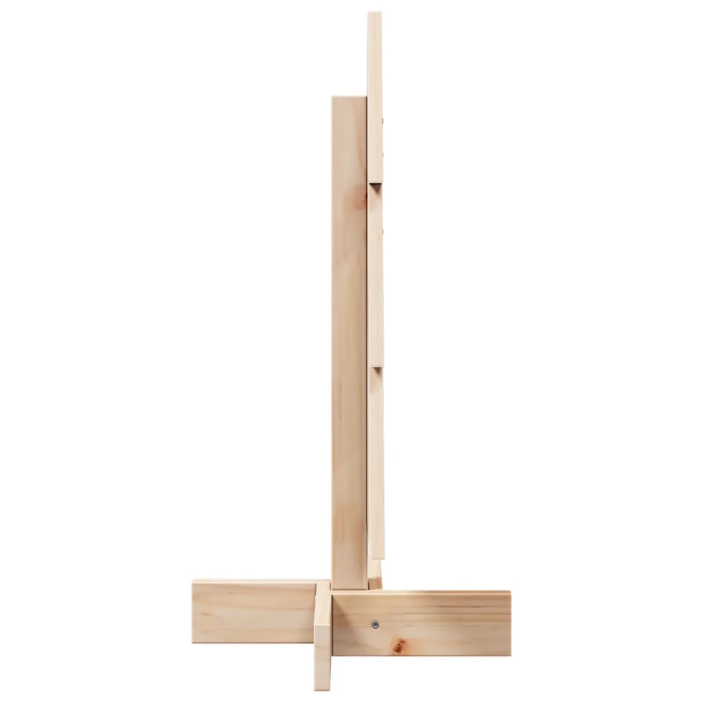 vidaXL Árbol de Navidad de madera de adorno madera maciza pino 60 cm